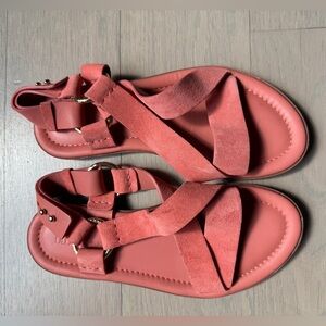 Ulla Johnson Coral Pink Sandals